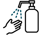 イラスト：アルコール消毒液