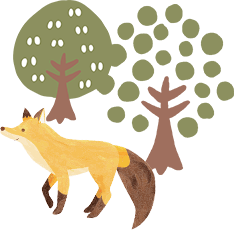 イラスト：きつね